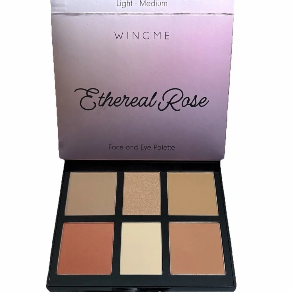 Wingme Ethereal Rose Face & Eye Palette | Multi-Use